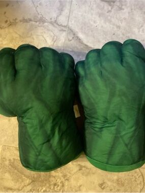 Plush Hero Green Giant Fist Plush Toy - Soft Green Stuffed Hands